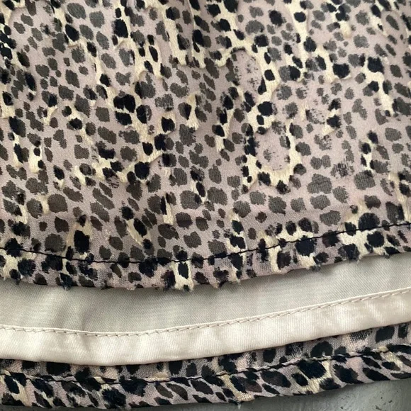 For Love & Lemons Leopard Print Sheer Silk Dress💜🖤💜 - Picture 8 of 9